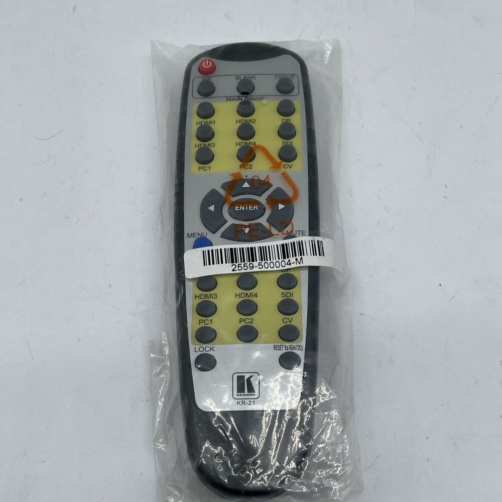 Kramer Presentation Switcher Remote Control Model KR-21 NOS